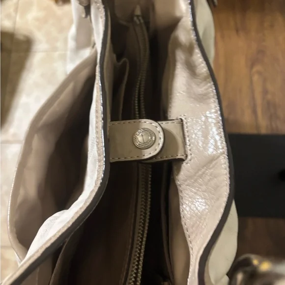 Coach Alexandra Large Leather Shoulder Bag in Ivory - Picture 5 of 12